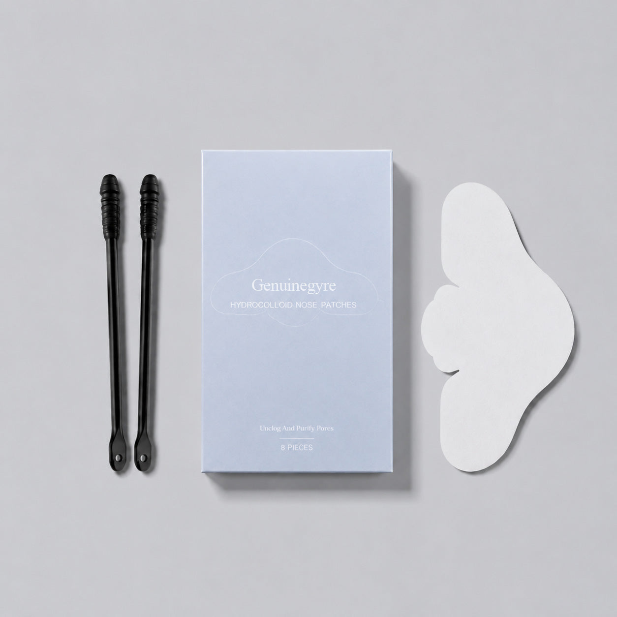 Genuinegyre® 💧Deep Cleansing Blackhead Strips -🫧 Triple-Enzyme Tech Oil-Free Instantly Unclogs Pores (Unisex)