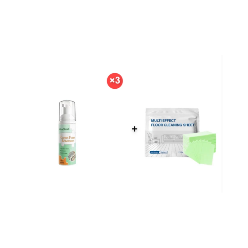 🔥🔥Limited Time Promotion 50% OFF🔥Waterless Carpet Foam Stain Remover with Towel