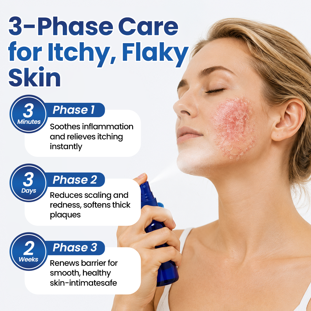 QIAWI® PsoriaMucin No-Rub Itch & Flake Relief Mist