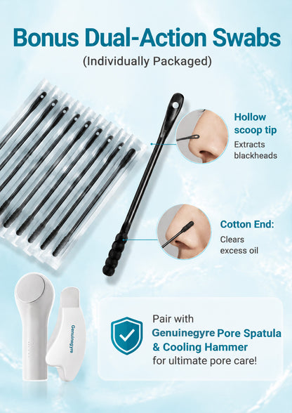 Genuinegyre® 💧Deep Cleansing Blackhead Strips -🫧 Triple-Enzyme Tech Oil-Free Instantly Unclogs Pores (Unisex)