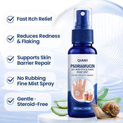 QIAWI® PsoriaMucin No-Rub Itch & Flake Relief Mist