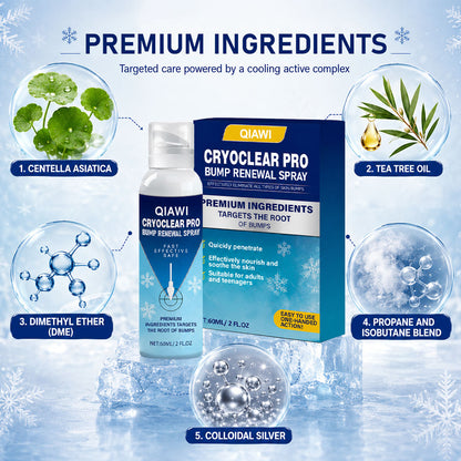 QIAWI® CryoClear Pro Bump Renewal Spray