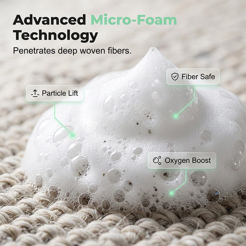 🔥🔥Limited Time Promotion 50% OFF🔥Waterless Carpet Foam Stain Remover with Towel